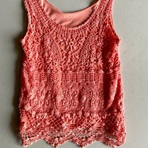 Lace tank top